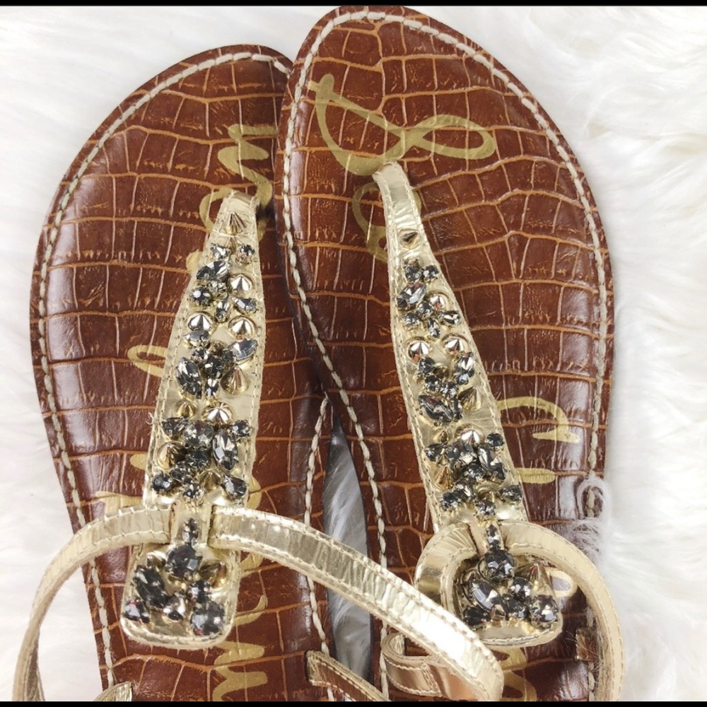 [SAM EDELMAN] Gwyneth Sandals Spikes & Gemstones
